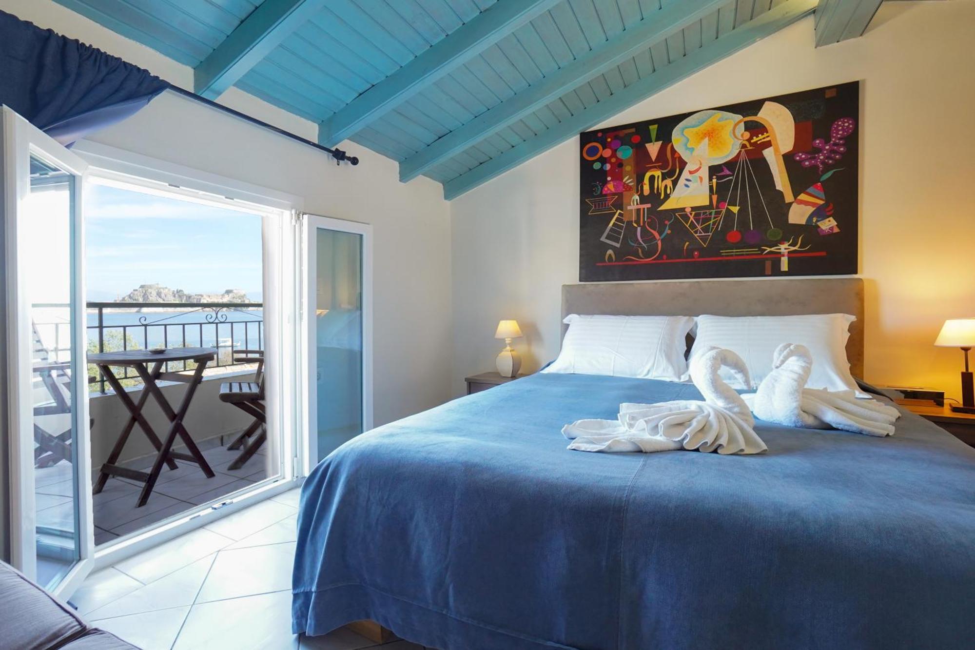 Anemomilos Sea View Penthouse Corfu  Buitenkant foto
