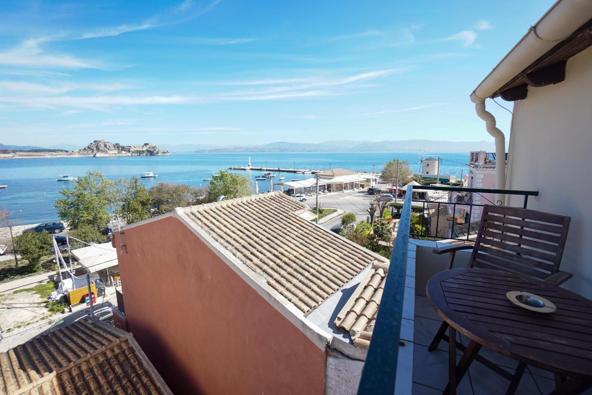 Anemomilos Sea View Penthouse Corfu  Buitenkant foto
